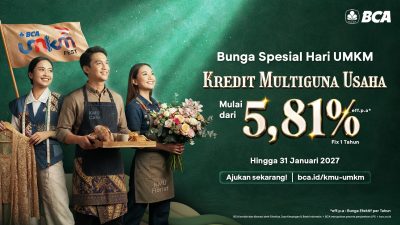 Sambut BCA UMKM Fest 2026, Ada Suku Bunga Kredit Spesial Mulai 5,81% eff p.a. untuk UMKM