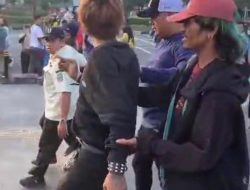 Pria Berambut Pirang Diamankan di CFD, Kasatpol PP: Mabuk dan Ganggu Kenyamanan