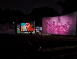 Warga Tumpah Ruah Saksikan 14 Layar Tancap di  Lambangjaya Tambun Selatan