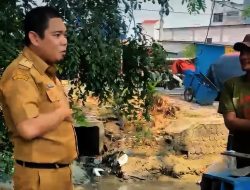 Upaya Warga Bendung Aliran Kali Pakai Bambu Dihentikan Kelurahan Harapanmulya