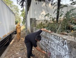 Flyover Cut Mutia Tak Lagi Kumuh, Coretan Vandalisme Disapu Bersih