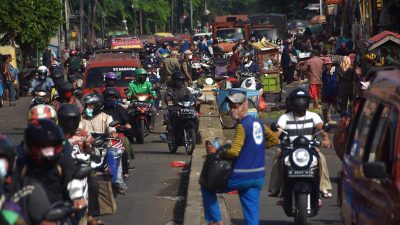 Kawasan Pasar Baru Dijaga Satpol PP Tiap Hari