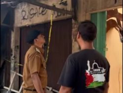 Lurah Pejuang Beri Dukungan Korban Kebakaran Kios Bakso Malang