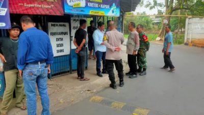 Tiga Pilar Tutup Toko Obat Keras Ilegal di Bantargebang