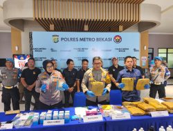 Polisi Bongkar ‘Pabrik’ Tembakau Sintetis di Babelan, Dua Pelaku Ditangkap