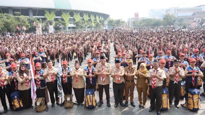 74 Kontingen Pramuka Kota Bekasi Siap Unjuk Kemampuan di Jamnas XII