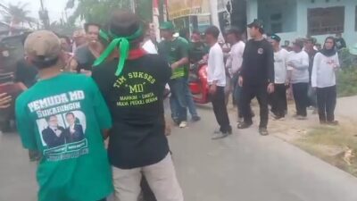 Dua Kubu Pendukung Cakades Sukaringin Bekasi Terlibat Keributan