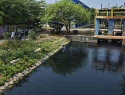 Plt Bupati Bekasi Minta Bantuan KDM Tangani Kali Cilemahabang Hitam dan Berbau