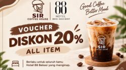 Hotel 88 Bekasi Gandeng SIR Coffee House Hadirkan Diskon 20 Persen untuk Seluruh Tamu yang Menginap