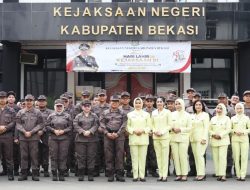 Insan Korps Adhyaksa di Bekasi Kenakan PDL Saat Upacara, Lambangkan Kesiapsiagaan