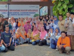 BSU di Jatiasih Kompak Tekan Sampah ke TPA