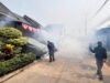 Waspada DBD, Warga Cluster Parma Mutiara Columbus Gelar Fogging Mandiri