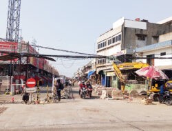 Jalan M Yamin Pasar Baru Segera Diperbaiki