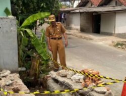 Jalan Gang H Kholid Bantargebang Ambles, DBMSDA Turun Tangan