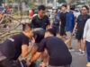 Dua Orang Terluka Usai Tertimpa Pohon Tumbang di Bekasi Utara