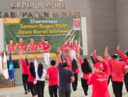 PGRI Kabupaten Bekasi Gelar Diseminasi, Gencarkan Senam Bugar Jabar Istimewa