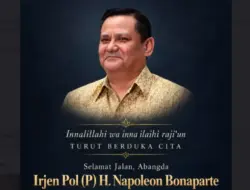 Eks Kadiv Hubinter Napoleon Bonaparte Meninggal Dunia