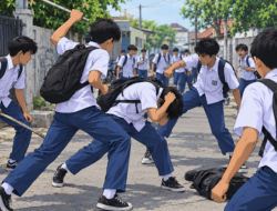 Tawuran Pelajar di Cikunir, Satu Luka Bacok, Enam Diamankan
